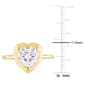Gemstone Classics™ 10kt. Gold 2ctw. Moissanite Heart Ring - image 5