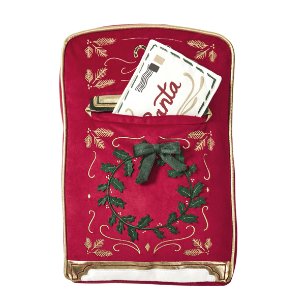 Hallmark Holiday Mailbox Shaped Decorative Pillow - 16 x 11