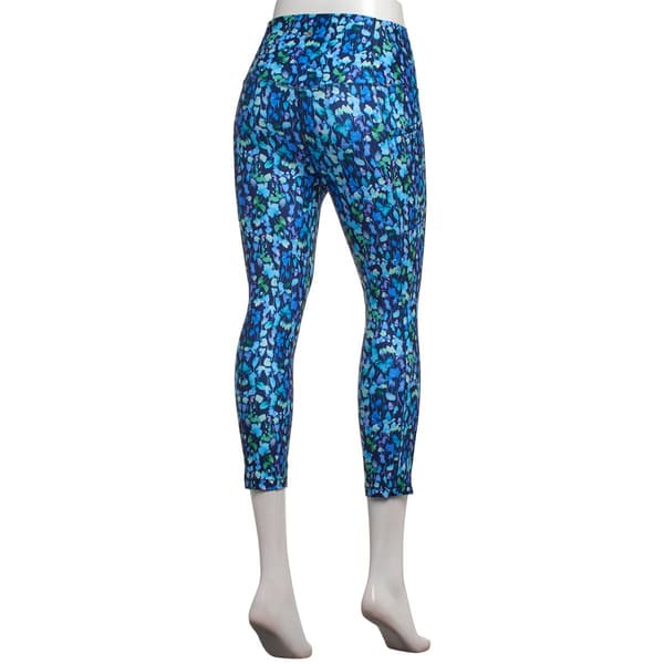 Womens RBX Interlock Capri W/ Foldover Waistband -  Floral Daze