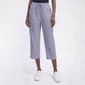 Womens Jordana Rose Seersucker Pinstripe Capris - image 1