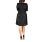 Plus Size 24/7 Comfort Apparel Elbow Sleeve A-Line Dress - image 3