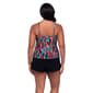 Womens Swimshaper Abstract Mosaic Farrah Swimsuit Romper - image 2