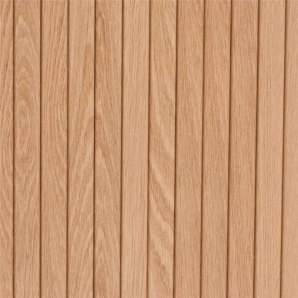 Baxton Studio Lucia Fluted Wood Storage Cabinet