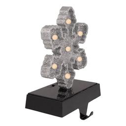 Northlight Seasonal LED Glittered Snowflake Stocking Hook