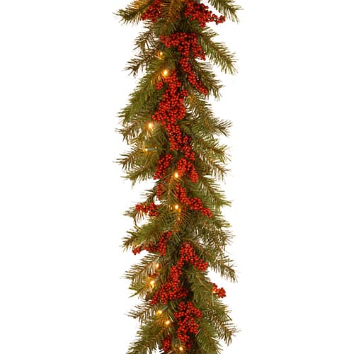 National Tree 9ft. Decorative Collection Valley Pine Garland - image 