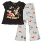 Girls (4-6x) Disney Lilo & Stitch Stay Spooky Tee & Leggings Set - image 1