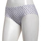 Womens Laura Ashley(R) Ribbed Nylon Hipster Panties - LS8444AO - image 1