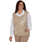 Plus Size Alfred Dunner Union Square Floral Two in One Blouse - image 3
