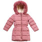 Toddler Girl Kensie Girl Cinched Waist Anorak Puffer Sherpa Coat - image 1