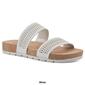 Womens Cliffs by White Mountain Thrilled Double-Strap Sandals - image 9