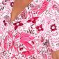 Plus Size White Mark 2pc. Short Sleeve Tropical Pajama Set - image 5