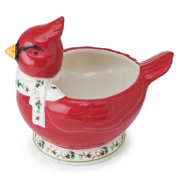 Pfaltzgraff Winterberry 45oz. Cardinal Treat Bowl
