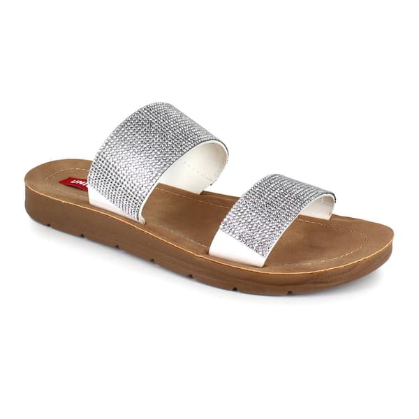 Womens UNIONBAY&#40;R&#41; Sierra Rhinestone Slide Sandals - image 