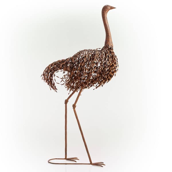 Alpine 45in. Peeking Ostrich Statue