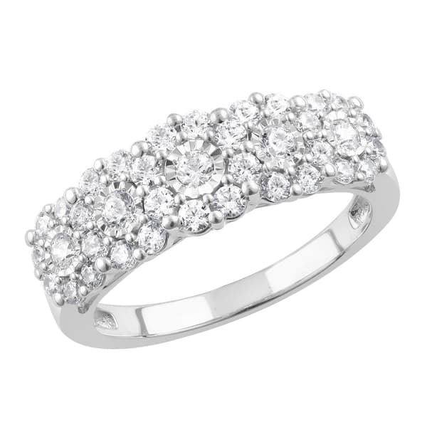 Nova Star® White Gold Lab Grown Diamond Engagement Ring
