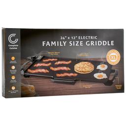 Complete Cuisine 24x12 Family Size Electric Griddle