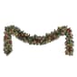 Puleo International 9ft. Pre-Lit Snowy Silverton Pine Garland - image 1