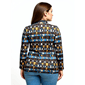 Plus Size 24/7 Comfort Apparel Mock Neck Printed Top - image 3