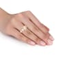 Gemstone Classics™ Yellow Plated Sterling Silver Pearl Ring - image 4