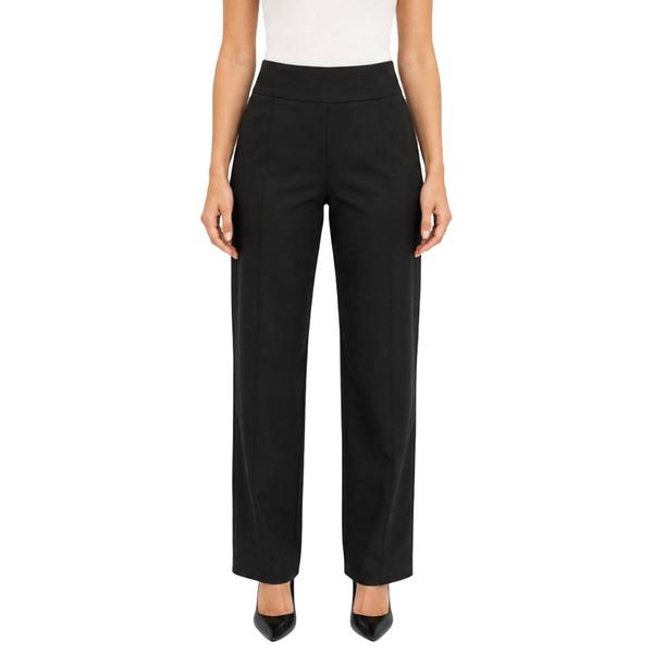 Womens Zac & Rachel Solid Slim Leg Bond 18 Pants