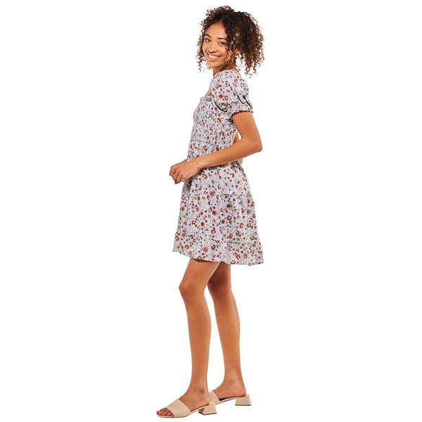 Juniors No Comment Canterbury Smocked A-Line Dress