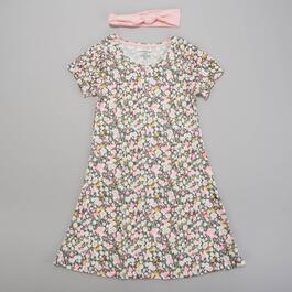 Girls &#40;7-16&#41; Love Republic Short Sleeve Floral Knit Dress
