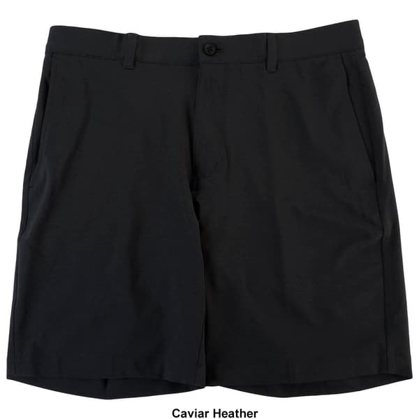 Mens PGA Tour Flat Front Performance Heather Shorts