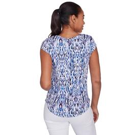 Womens Emaline Delphi Abstract Tee
