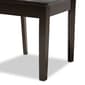 Baxton Studio Salida Dark Brown Finished Wood 5pc. Dining Set - image 6
