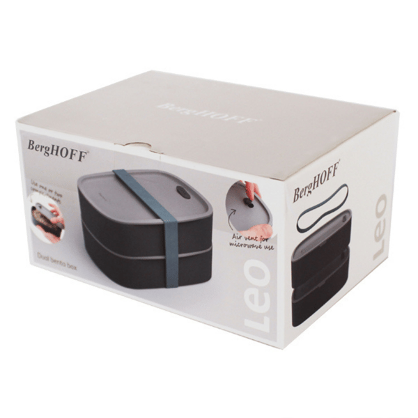 BergHOFF Leo 3pc. Dual Bento Box Set with Strap