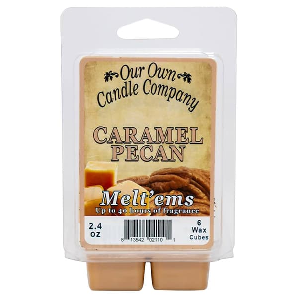 Our Own Candle Company Carmel Pecan 6-Cube Wax Melt - image 