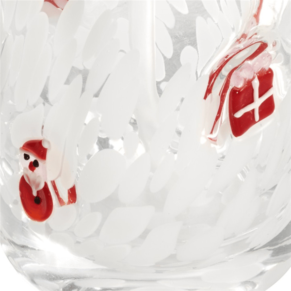 Avanti Santa & Presents Glass Soap & Lotion Dispenser