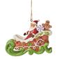 Jim Shore Heartwood Creek Gingerbread Sleigh Christmas Ornament - image 2