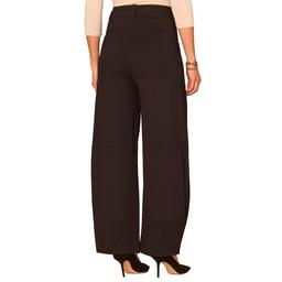 Womens Democracy Skyrise Barrel Leg Ponte Pants