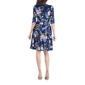 Womens 24/7 Comfort Apparel Floral Fit & Flare Dress - image 3