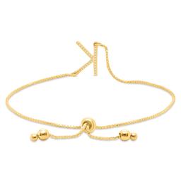 Nova Star® Gold-Plated 1/10ctw. Lab-Grown Diamond K Bolo Bracelet