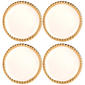 Home Essentials 6in. Bead Tidbit Platter - Set of 4 - image 1