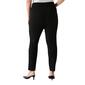 Plus Size Ella Rafaella Slim Ankle Hardware Pants - image 2