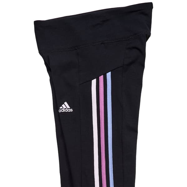 Girls (7-16) adidas® Cellphone Pocket Multi 3-Stripe Leggings