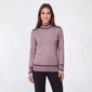 Womens Retrology Mock Neck Sweater with Piping - image 3