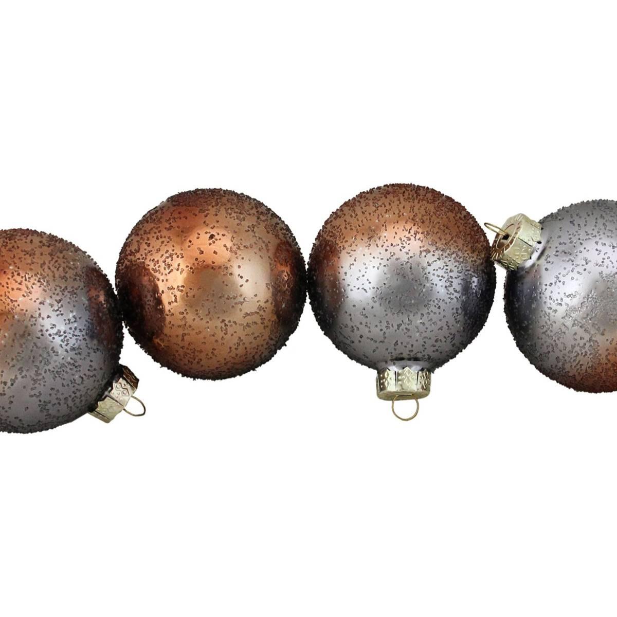 Northlight Seasonal 4ct. 80mm Glass Ball Christmas Ornaments