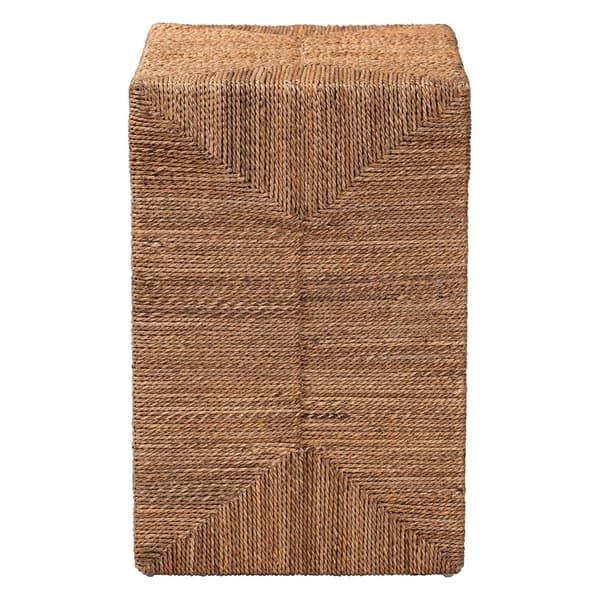 bali & pari Liza Bohemian Natural Seagrass End Table