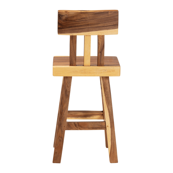 bali & pari Luli Suar Wood Counter Stool