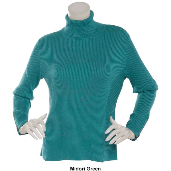 Women Payton & Primrose Long Sleeve Ribbed Pullover