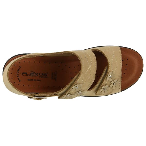 Womens Flexus® By Spring Step Ceri Strappy Sandals - Beige