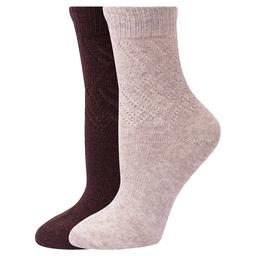 Womens HUE 2Pk Point Rib Boot Socks