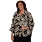 Plus Size Alfred Dunner Travel Advisory 3/4 Sleeve Floral Blouse - image 3