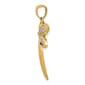 Gold Classics&#8482; 14kt. Gold with Rhodium Dragonfly Pendant - image 2