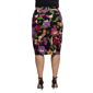 Plus Size 24/7 Comfort Apparel Floral Pencil Skirt - image 3