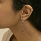Haus of Brilliance Checkerboard Amethyst Drop & Dangle Earrings - image 4